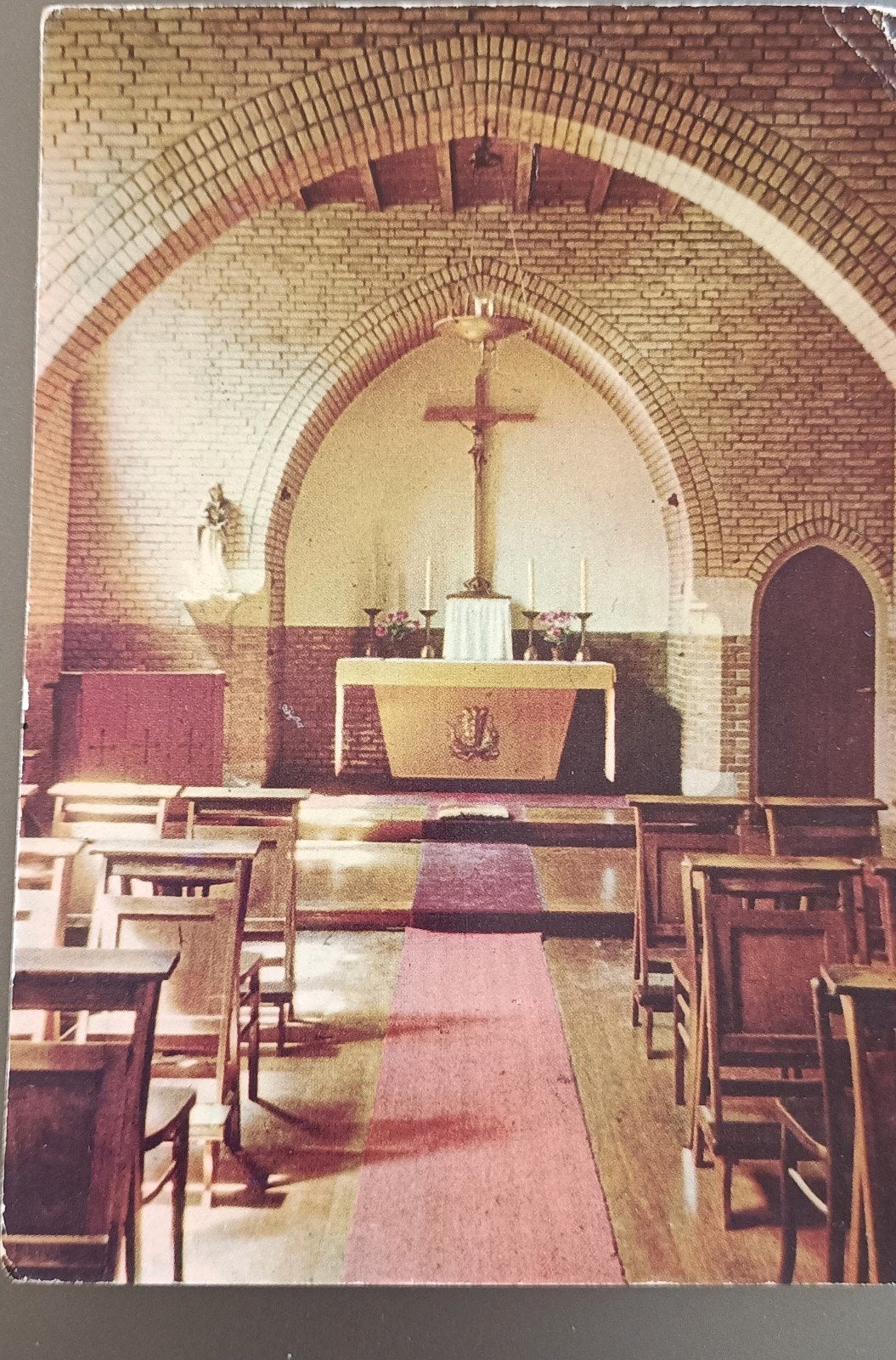 Tilburg. Retraitehuis Cenakel. Kapel, Ophalen of Verzenden, 1940 tot 1960, Gelopen, Noord-Brabant