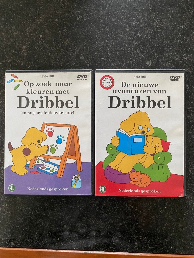 DVD KINDEREN 2 X DRIBBEL, Alle leeftijden, Ophalen, Zo goed als nieuw