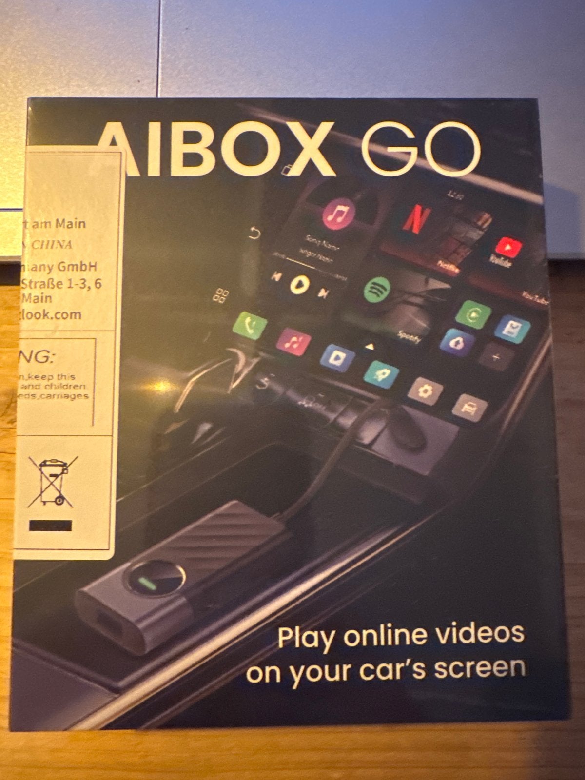 AIBOX GO: Speel online video's af op je autoscherm, Ophalen of Verzenden, Nieuw