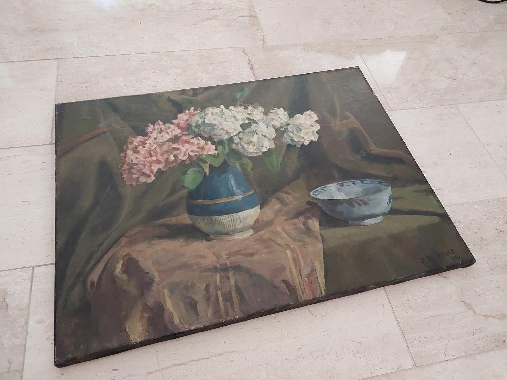 Schilderij Joop Stoffels kunst verf wanddecoratie interieur, Ophalen