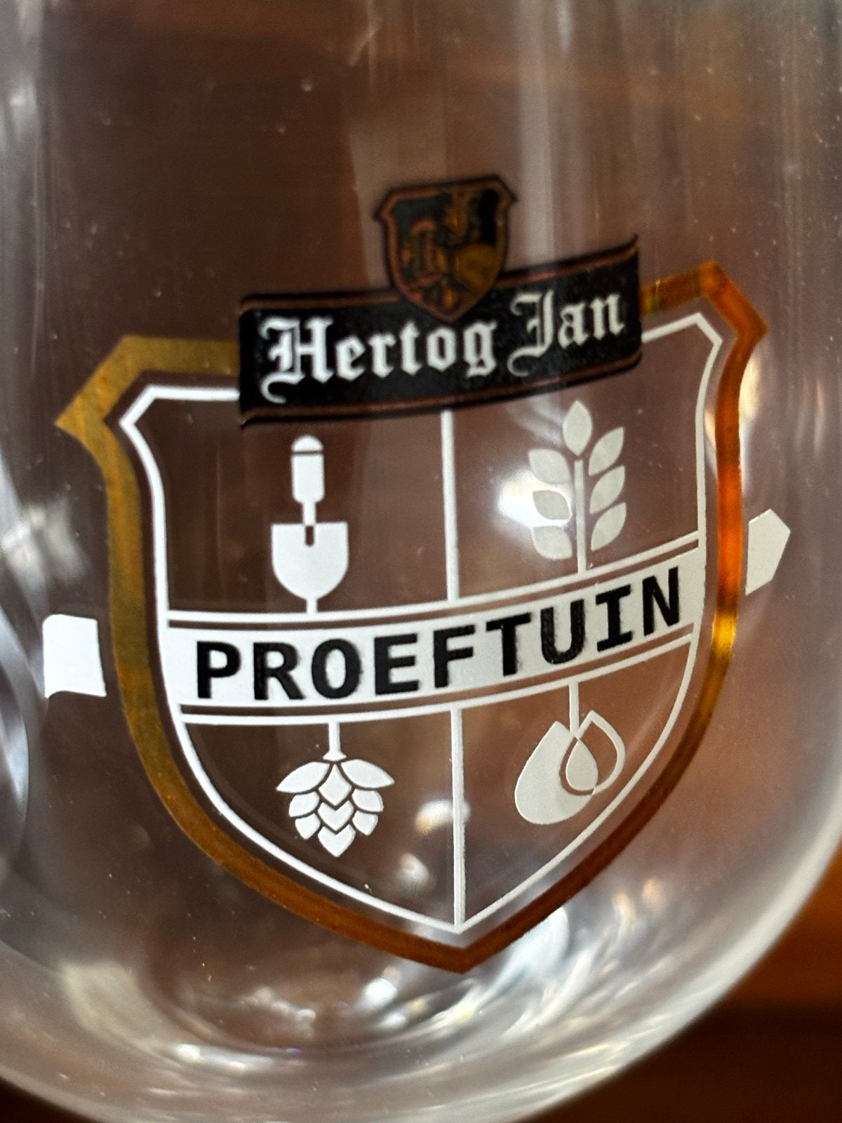Hertog Jan Proeftuin glas (25 cl) met originele doos, Verzamelen, Ophalen, Zo goed als nieuw