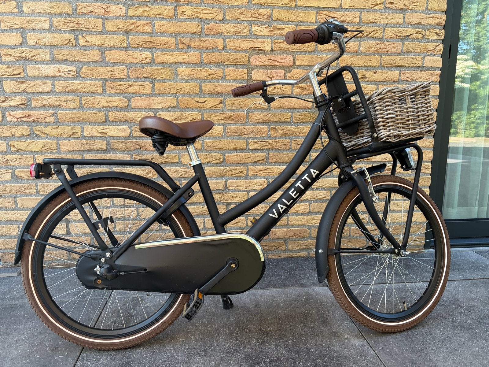 Popal Valetta transportfiets 22 inch - zwart - meisjes fiets, Fietsen en Brommers, Fietsen | Dames | Damesfietsen, Terugtraprem