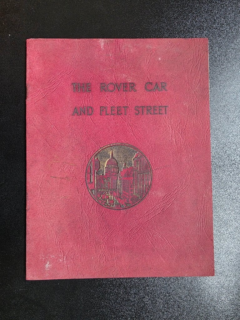 Rover cars folder 1935, Ophalen, Nieuw, Rover, Overige merken