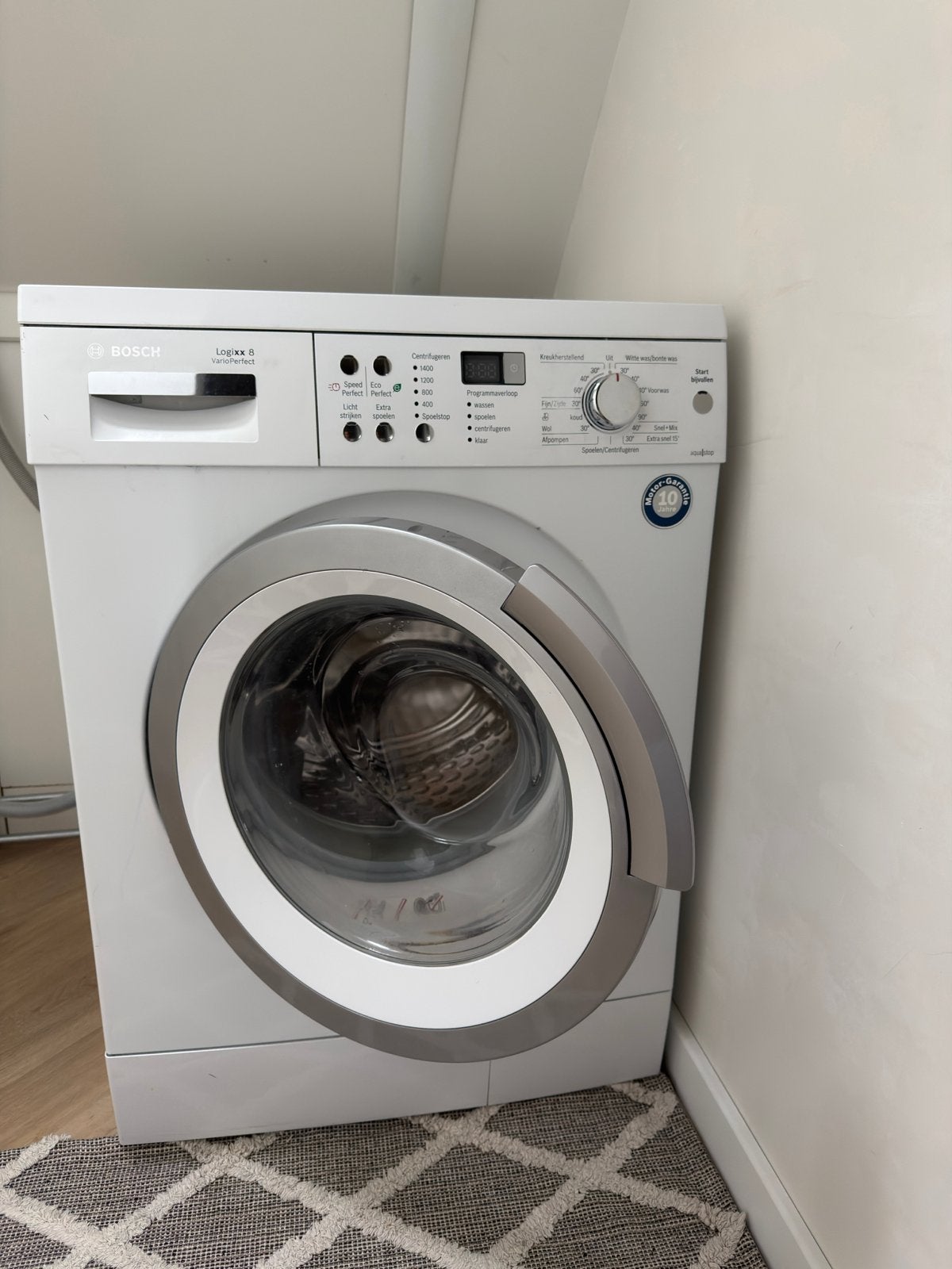 Bosch Logixx 8 VarioPerfect Wasmachine - Gebruikt, Ophalen, Gebruikt, Voorlader, Kort programma