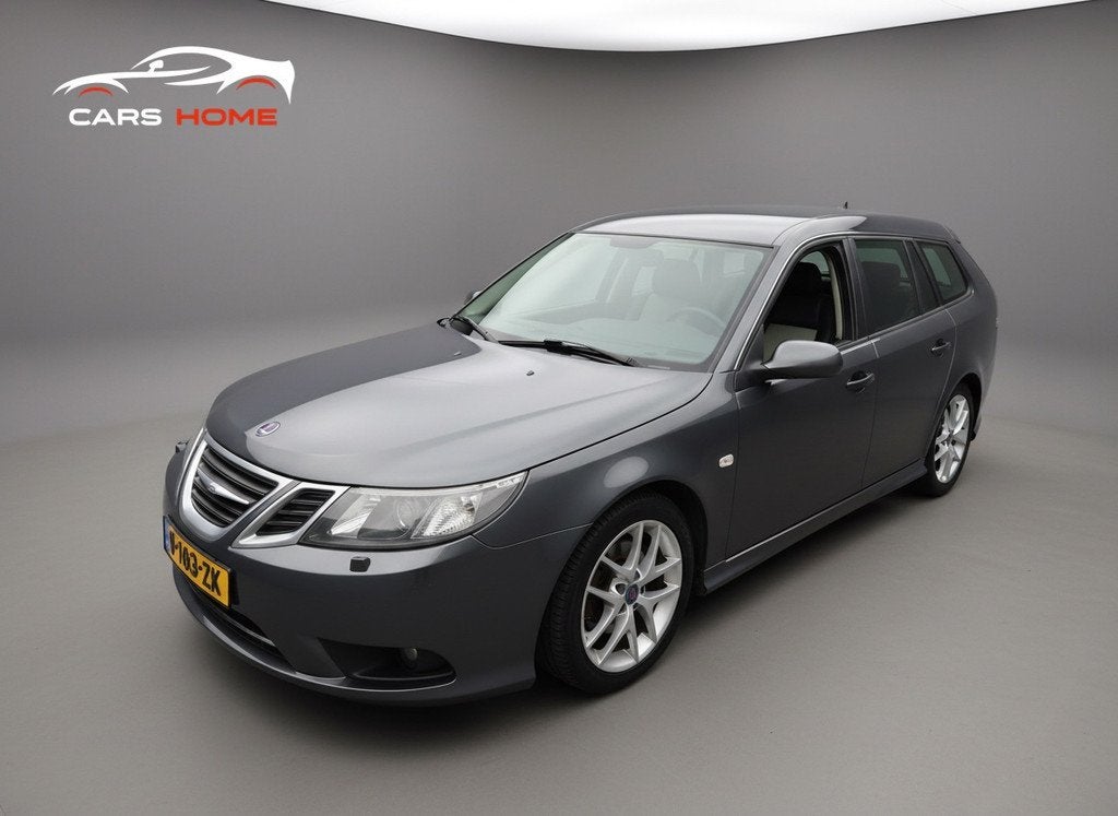 Saab 9-3 Sport Estate 1.8t BioPower Vector|top staat|leder|1, Auto's, Gebruikt, 4 cilinders, Overige brandstoffen, Leder