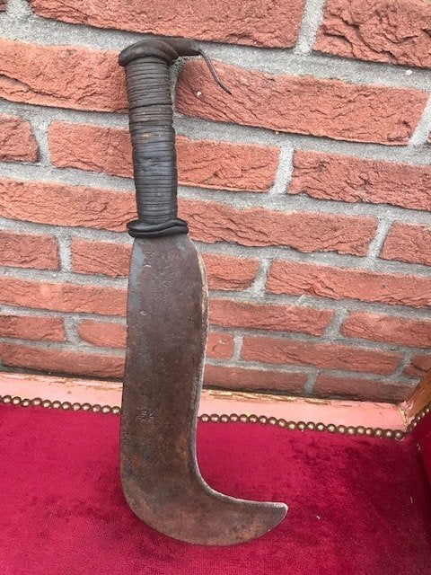 stevige oude klewang/ kapmes, Sumatra, Ophalen of Verzenden, Overige soorten, Azië, Mes of Dolk