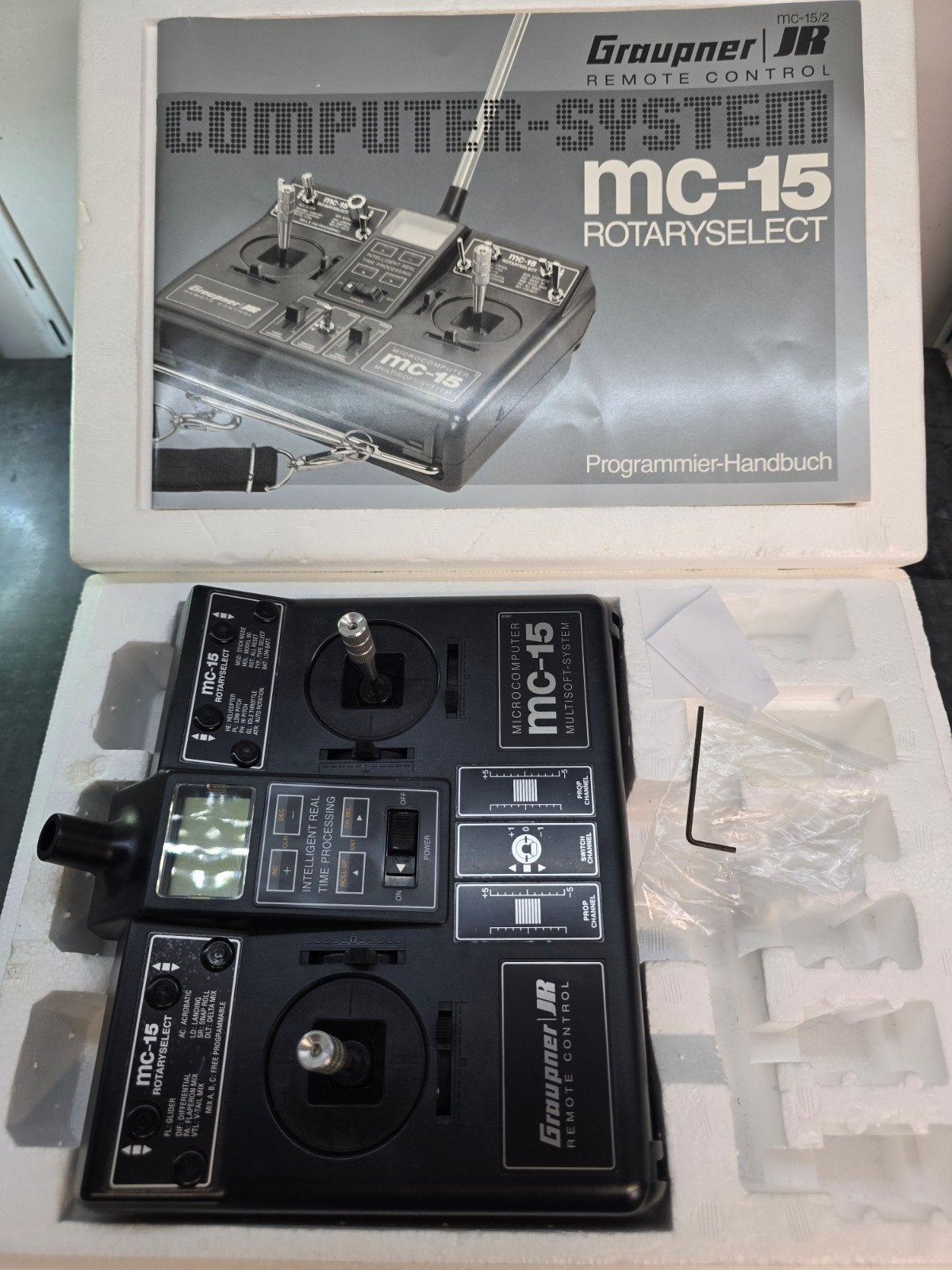 Graupner JR MC-15 Afstandsbediening met Handleiding, Ophalen of Verzenden, Gebruikt