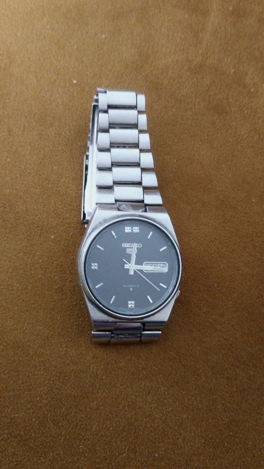 Vintage Seiko 5 Automatic (1979), Sieraden, Tassen en Uiterlijk, Horloges | Heren, Gebruikt, Staal, Polshorloge, Ophalen of Verzenden