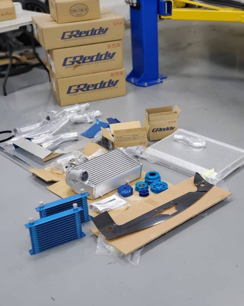 Greddy V-Mount full intercooler kit - Mazda RX-7 RX7 FD3S, Ophalen of Verzenden
