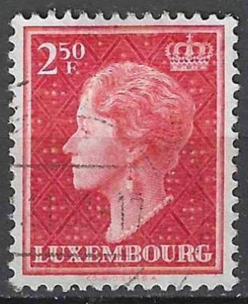 Luxemburg 1948-1953 - Yvert 421A - Charlotte  (ST), Verzenden, Luxemburg, Gestempeld