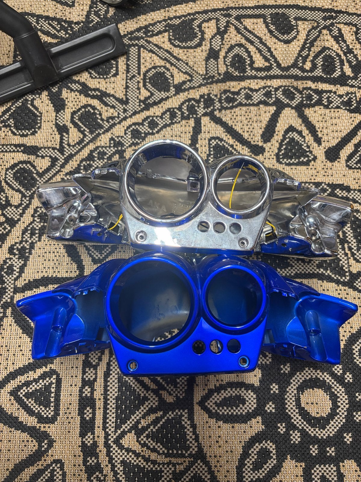 Stuurkappen Aerox - Blauw en Chroom, Ophalen, Gebruikt, Koplamp, Overige merken