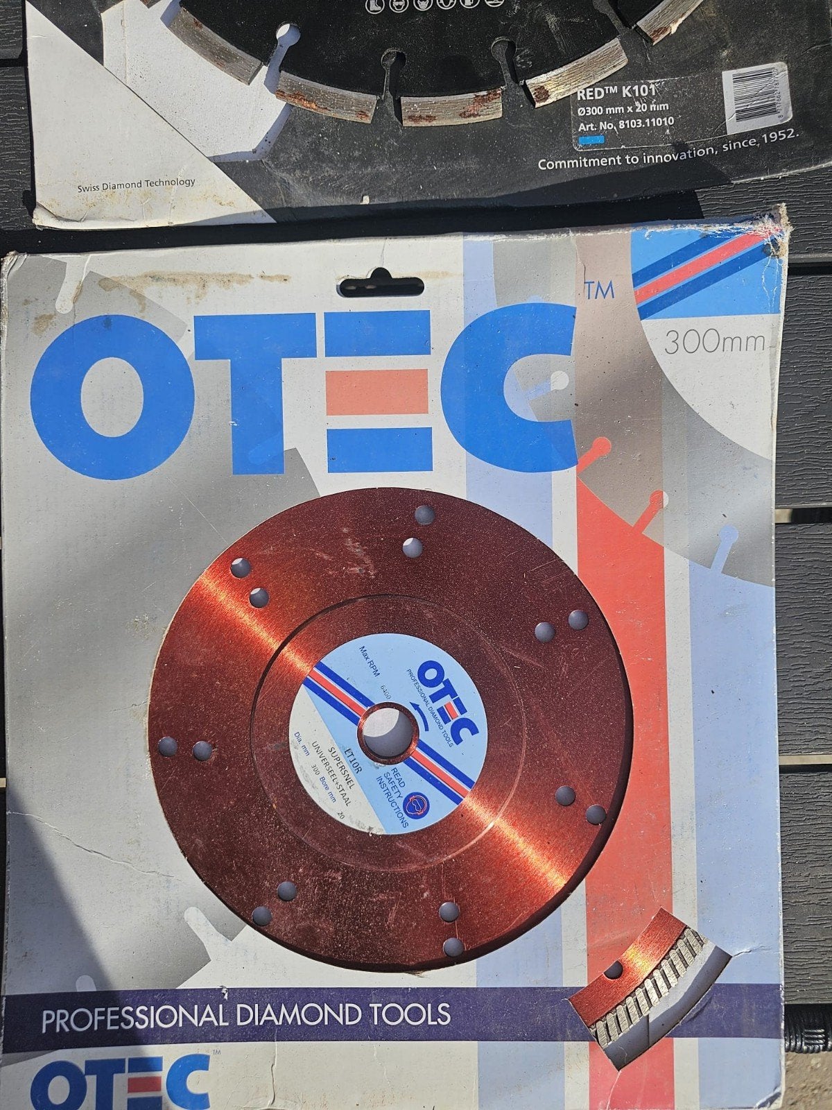 OTEC Diamantzaagblad 300mm - Supersnel Universeel, Cirkelzaag, 70 mm of meer, OTEC, Nieuw