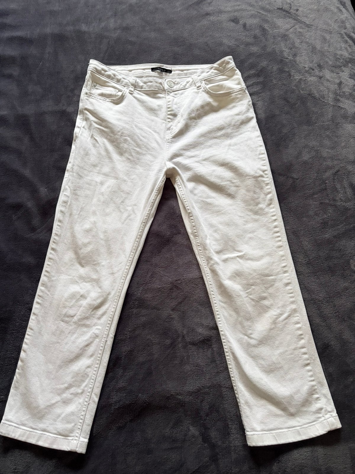 Witte NIKKIE spijkerbroek recht model mt 32, Ophalen of Verzenden, Gedragen, Wit, W30 - W32 (confectie 38/40)