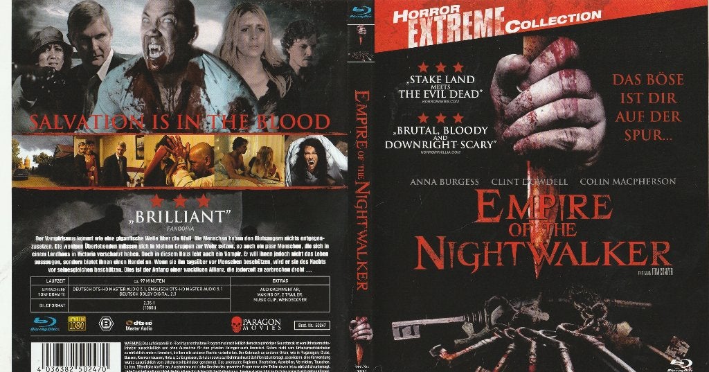 Empire of the night walker blu ray ( import ), Cd's en Dvd's, Blu-ray, Ophalen of Verzenden, Zo goed als nieuw, Horror