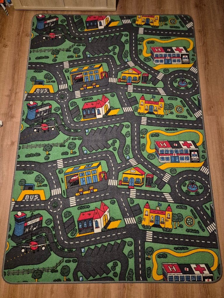 Auto speelkleed 240x160cm, Ophalen, Zo goed als nieuw