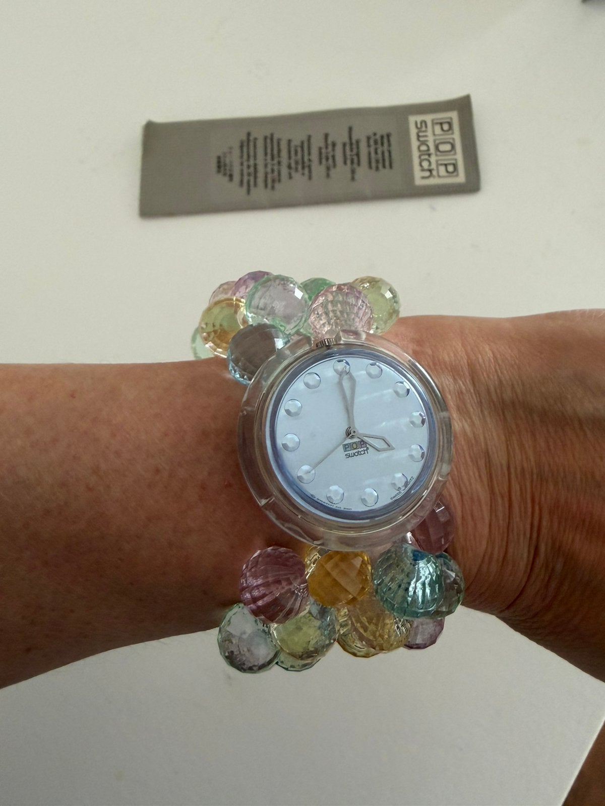 Pop swatch vintage, Verzenden, Zo goed als nieuw, Kunststof, Swatch