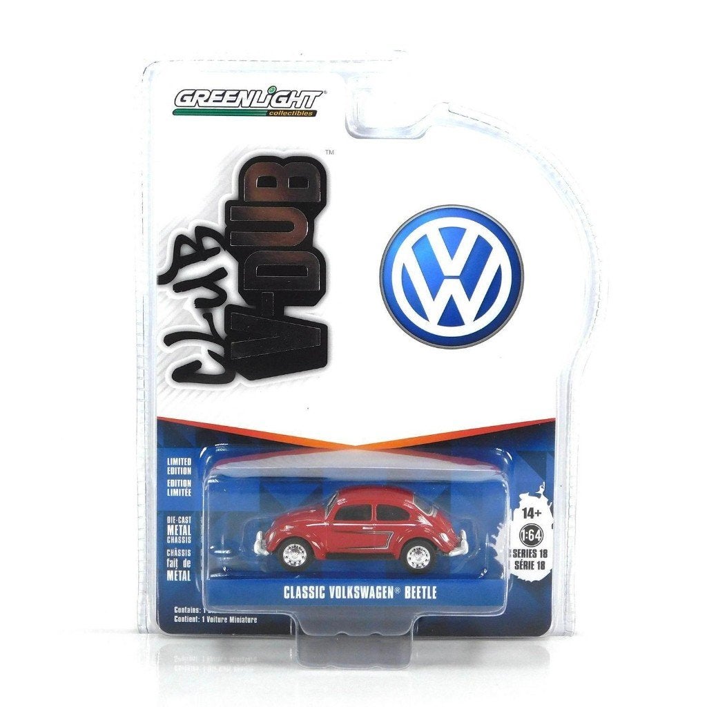 VW Volkswagen kever classic Greenlight 1/64, Ophalen of Verzenden, Nieuw, Auto