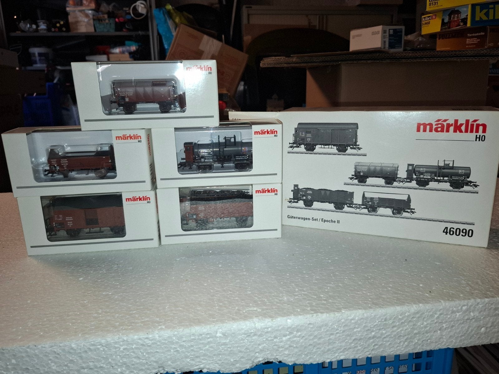Marklin wagon set 46090 in ovp, Wisselstroom, Wagon, Ophalen of Verzenden, Zo goed als nieuw