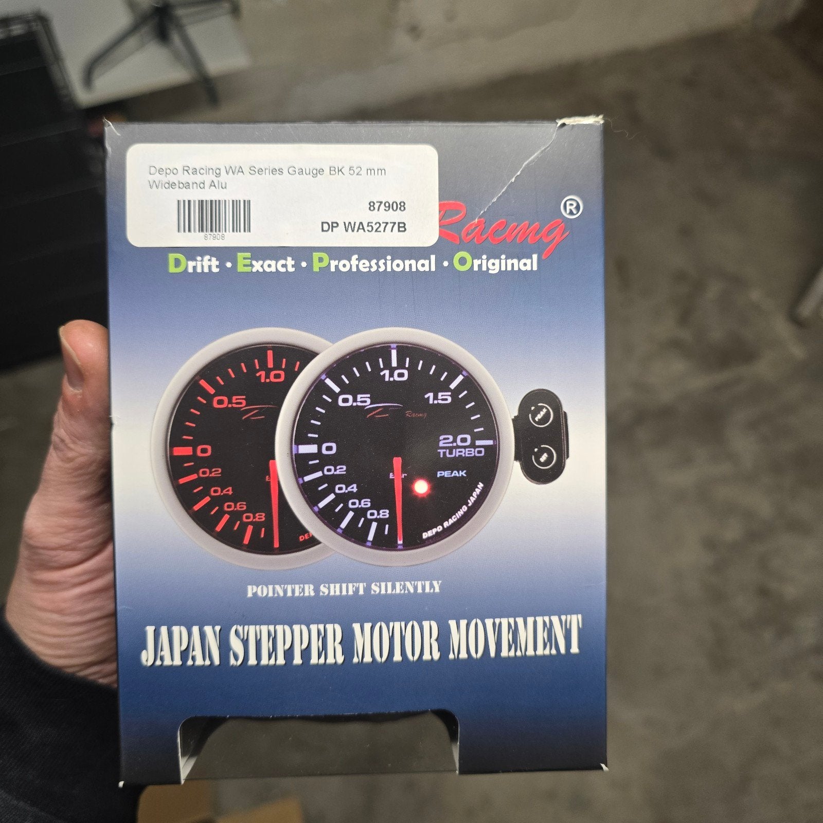 Depo Racing WA Series Gauge BK 52 mm Wideband Alu, Ophalen of Verzenden, Nieuw, Universele onderdelen