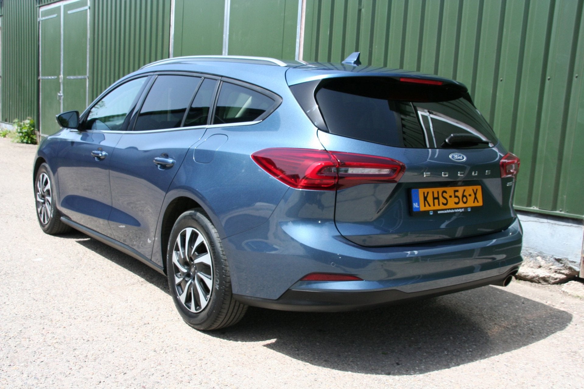 Ford Focus Wagon 1.0 EcoBoost Hybrid Titanium Style AUTOMAAT, Gebruikt, Blauw, Hybride Elektrisch/Benzine, 3 cilinders