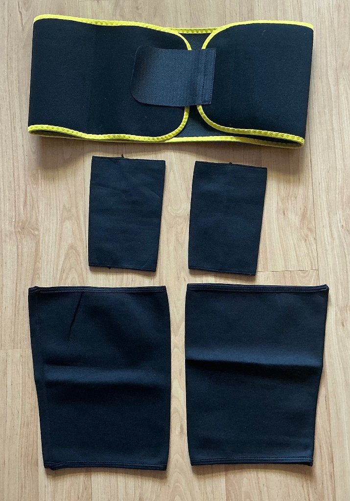 Neopreen, compressie afslank bovenarm, dij en taille S/M, Sport en Fitness, Gezondheidsproducten en Wellness, Ophalen of Verzenden