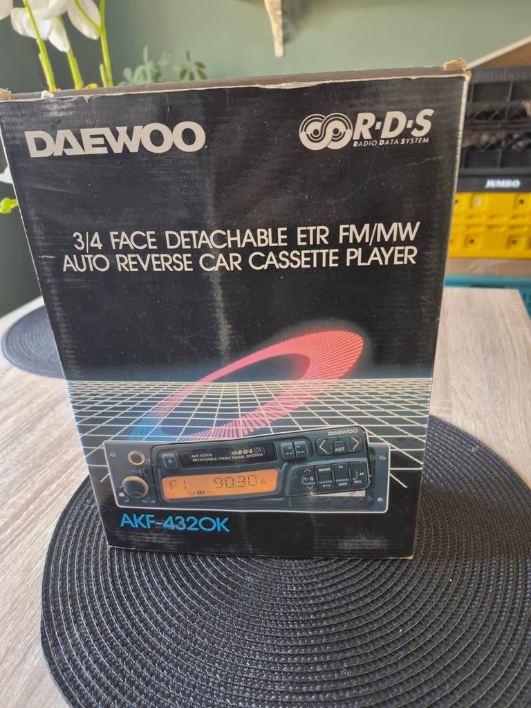 Daewoo radio cassette oldtimer, Ophalen of Verzenden, Nieuw
