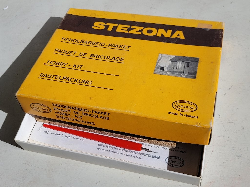 STEZONA - vintage marqueterie pakket -, Ophalen of Verzenden