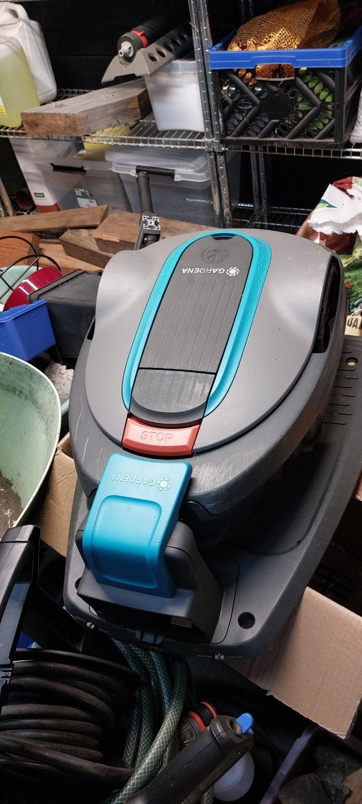 Gardena robot grasmaaier, Gebruikt, Bestuurbaar via app, Ophalen of Verzenden, Meer dan 25 cm