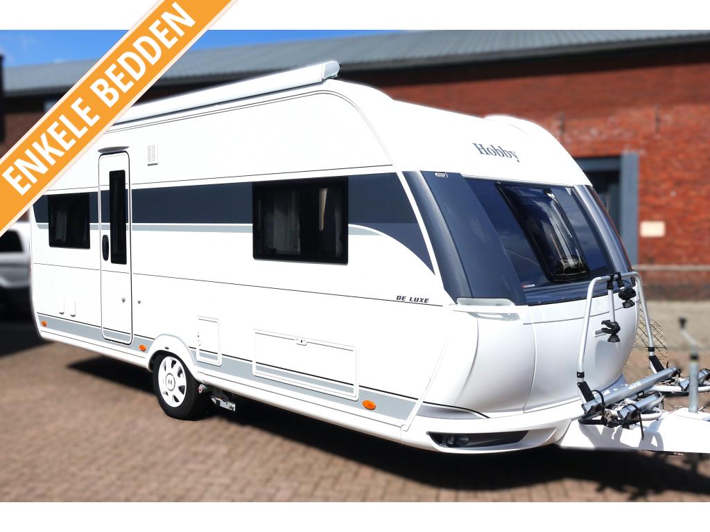 Hobby De Luxe 540 UL 2024 Airco Mover Luifel ETS Fietsrek, Caravans en Kamperen, Rondzit, Hobby, Bedrijf, 6 tot 7 meter