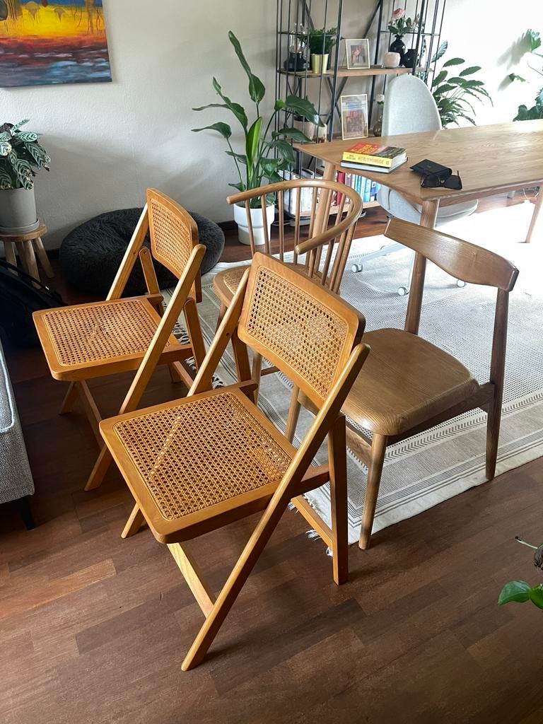 Eetkamerstoelen Zara Home, Huis en Inrichting, Stoelen, Ophalen, Gebruikt, Bruin, Vier