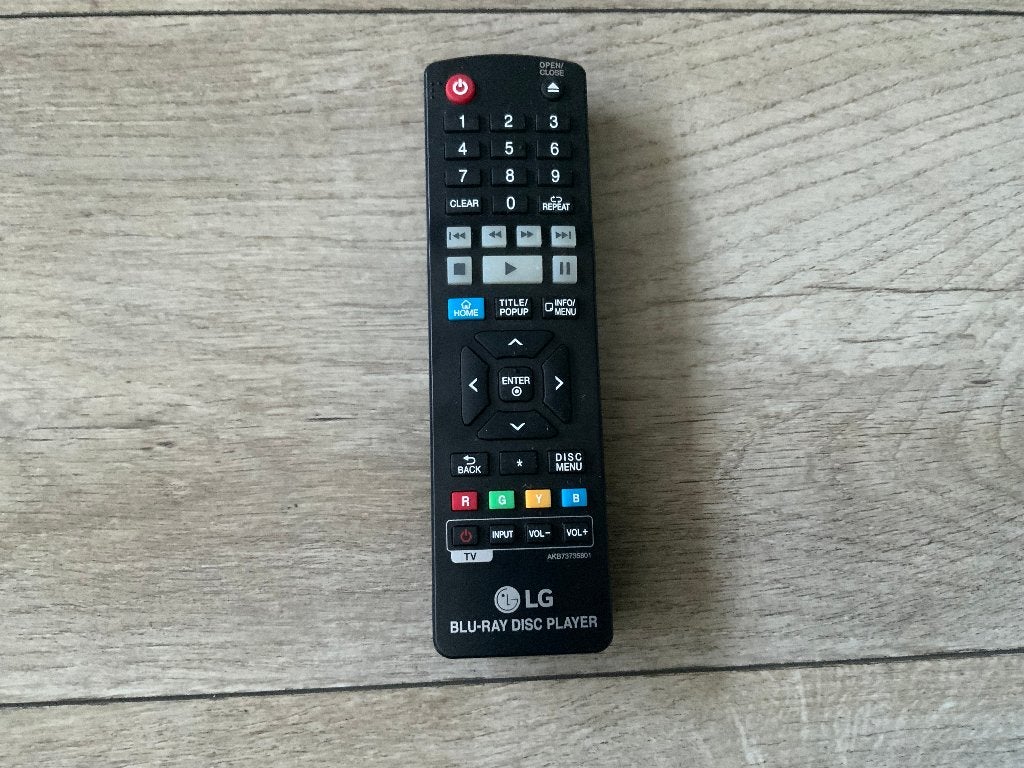 LG AKB73735801 Blu-Ray Disc Player Afstandsbediening, Ophalen of Verzenden, Zo goed als nieuw, Origineel