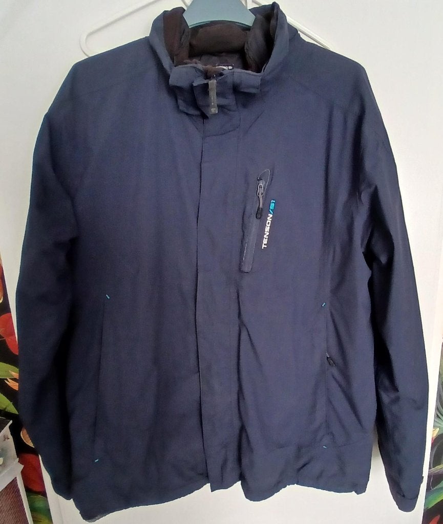 Donker blauwe Tenson 3 in 1 jas maat XL, Kleding | Heren, Jassen | Zomer, Blauw, Maat 56/58 (XL), Ophalen of Verzenden, Zo goed als nieuw