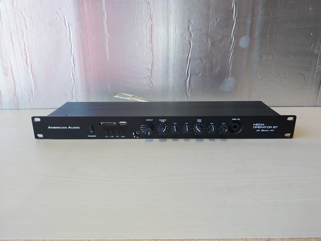 American Audio MEDIA OPERATOR BT Rackmount Mediaspeler, Ophalen of Verzenden