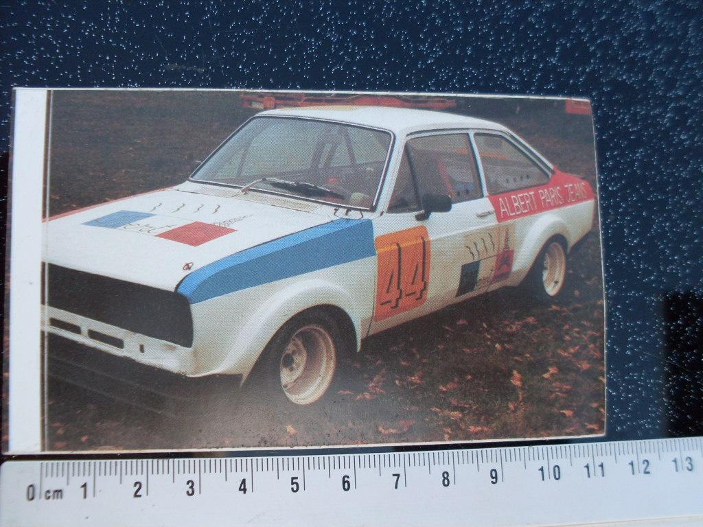 sticker ford escort mk II rallye auto car vintage, Verzenden, Zo goed als nieuw, Auto of Motor