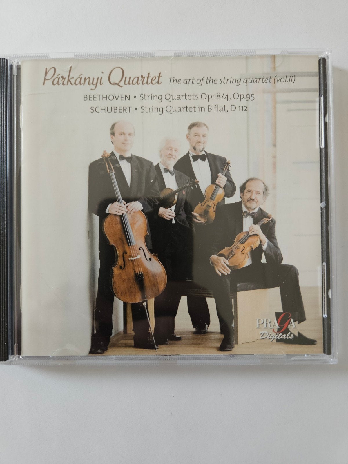 Párkányi Quartet - The Art of the String Quartet (vol. II), Ophalen of Verzenden, Romantiek, Zo goed als nieuw, Kamermuziek