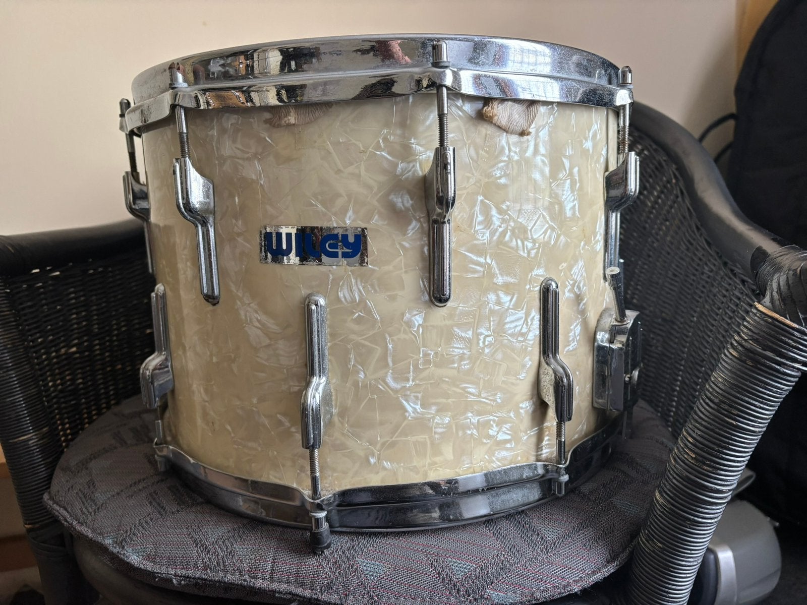Vintage Wiley diepe snare harmonie/fanfare trom, Muziek en Instrumenten, Ophalen, Gebruikt, Overige merken