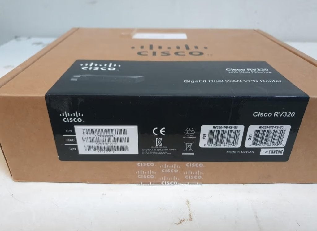 Cisco RV320 Dual Gigabit WAN VPN Router Data Sheet, Computers en Software, Routers en Modems, Ophalen of Verzenden, Gebruikt, Router
