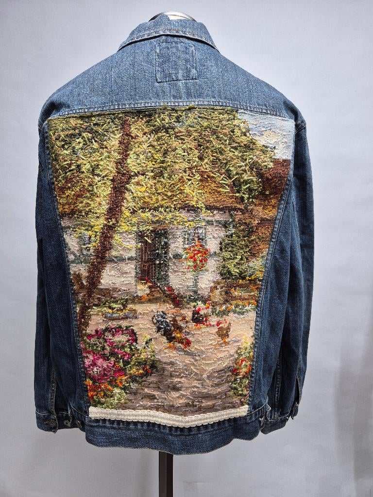 Heel apart spijkerjack XXL Art Kunstobject, Kleding | Heren, Blauw, Overige maten, Ophalen of Verzenden, Zo goed als nieuw