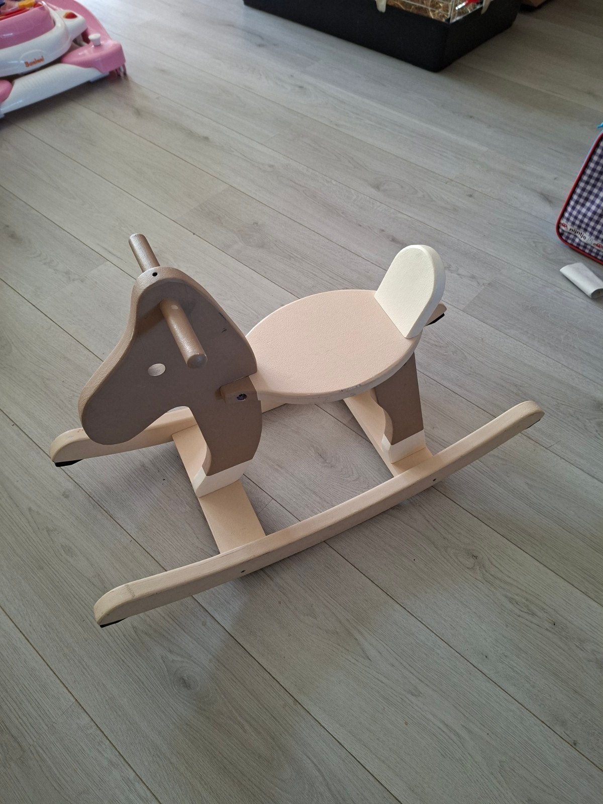 hobbelpaard hout, Ophalen, Gebruikt