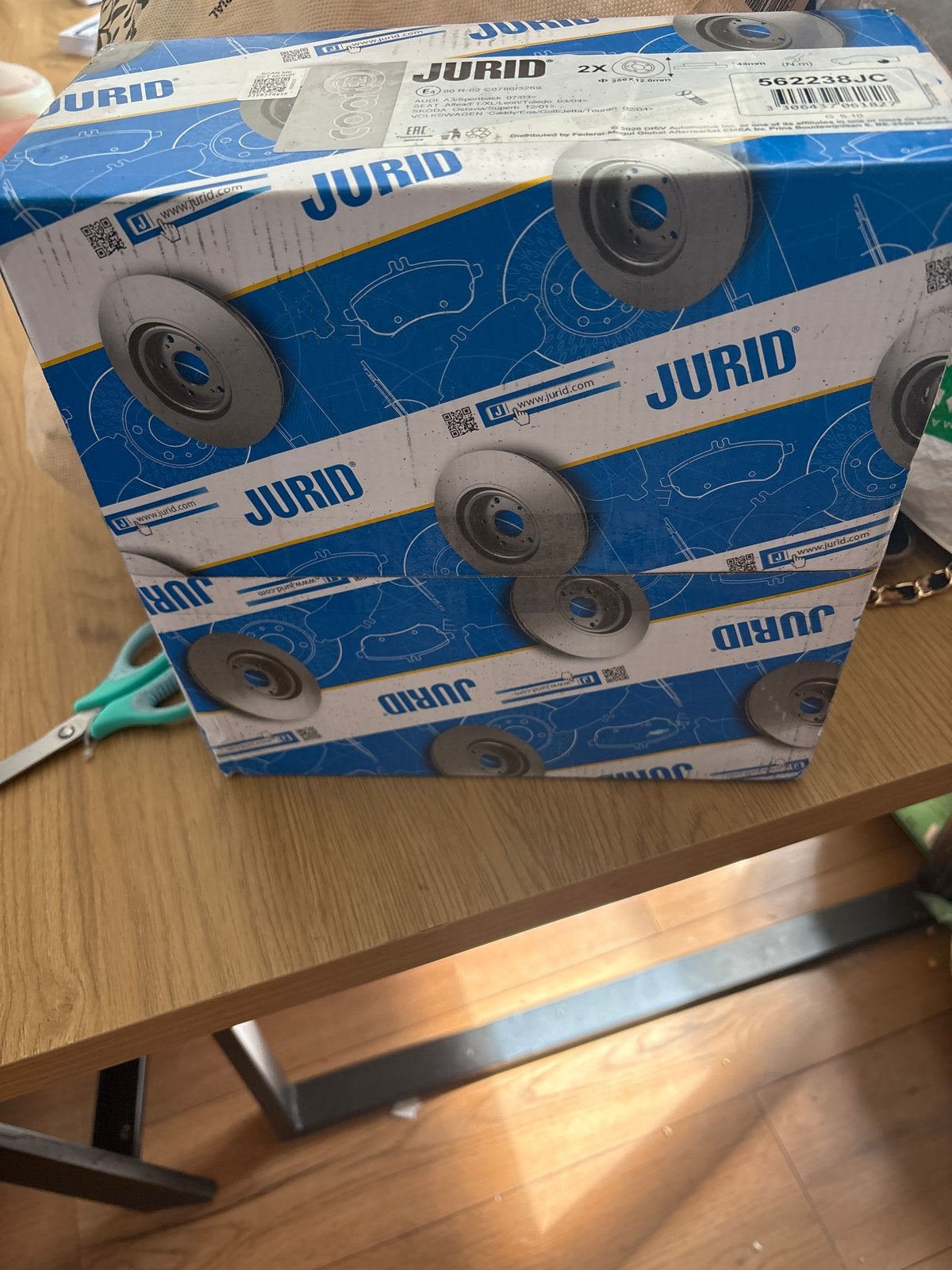 Jurid Remschijven 562238JC - Audi, Seat, Skoda, VW, Auto-onderdelen, Remmen en Aandrijving, Ophalen, Nieuw, Audi