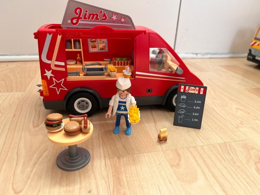 Playmobil 5632 - Jimmy's Snackvan, Gebruikt, Complete set, Voertuig, Ophalen of Verzenden