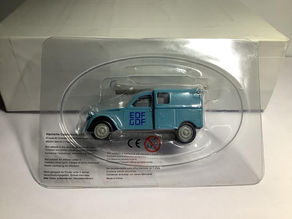 Norev Citroën 2CV Fourgonnette EDF GDF Hachette Collectie, Ophalen of Verzenden, Nieuw, Auto, Norev