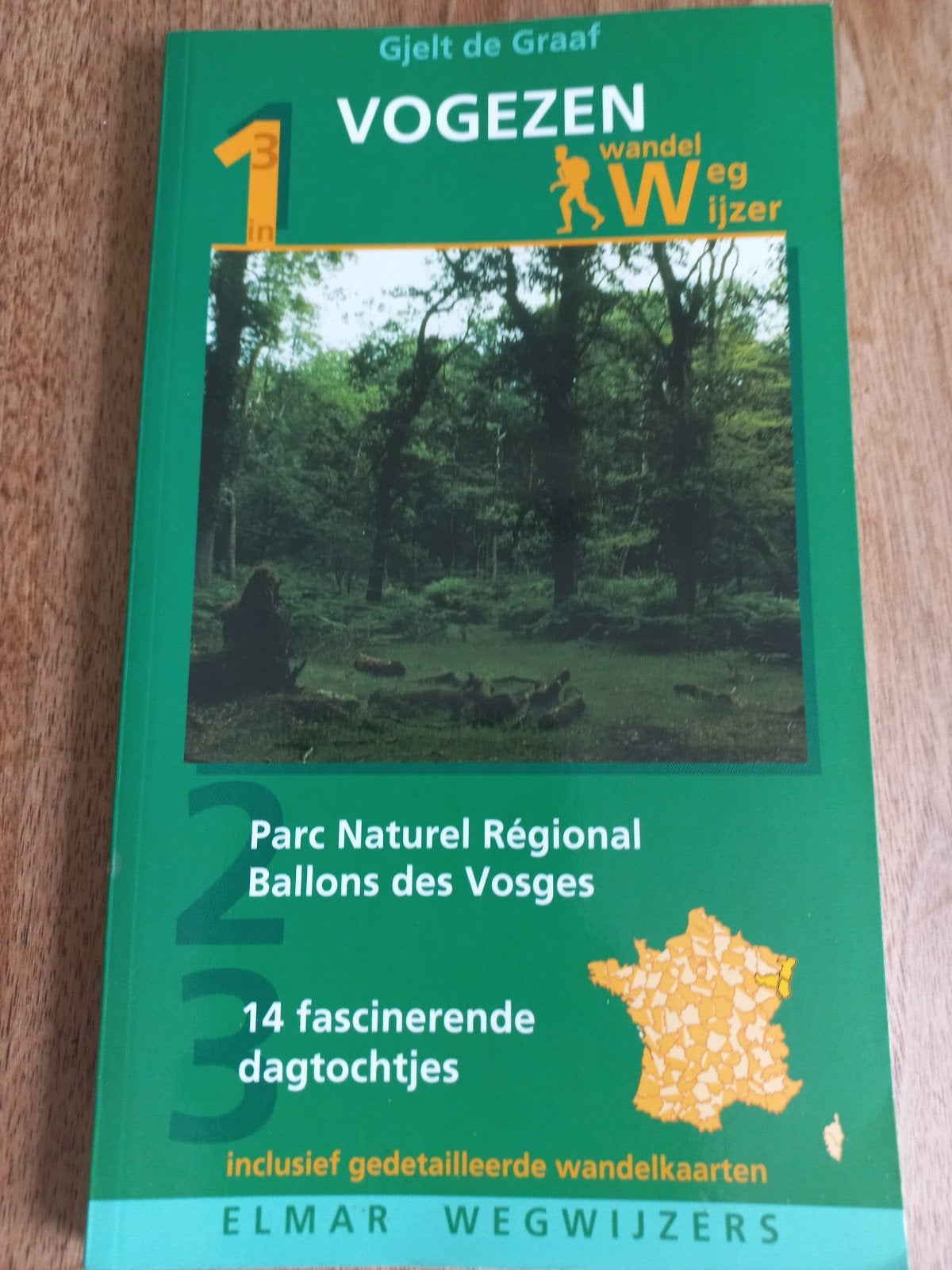 Wandelgids Vogezen: 14 fascinerende dagtochtjes, Gjelt de Graaf, Fiets- of Wandelgids, Europa, Ophalen of Verzenden