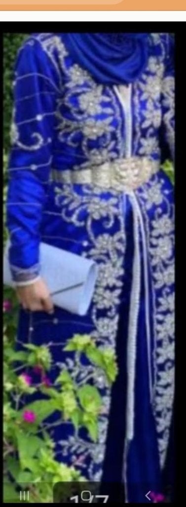 Marokkaanse takchita, Maat 38/40 (M), Overige typen, Blauw, Ophalen of Verzenden