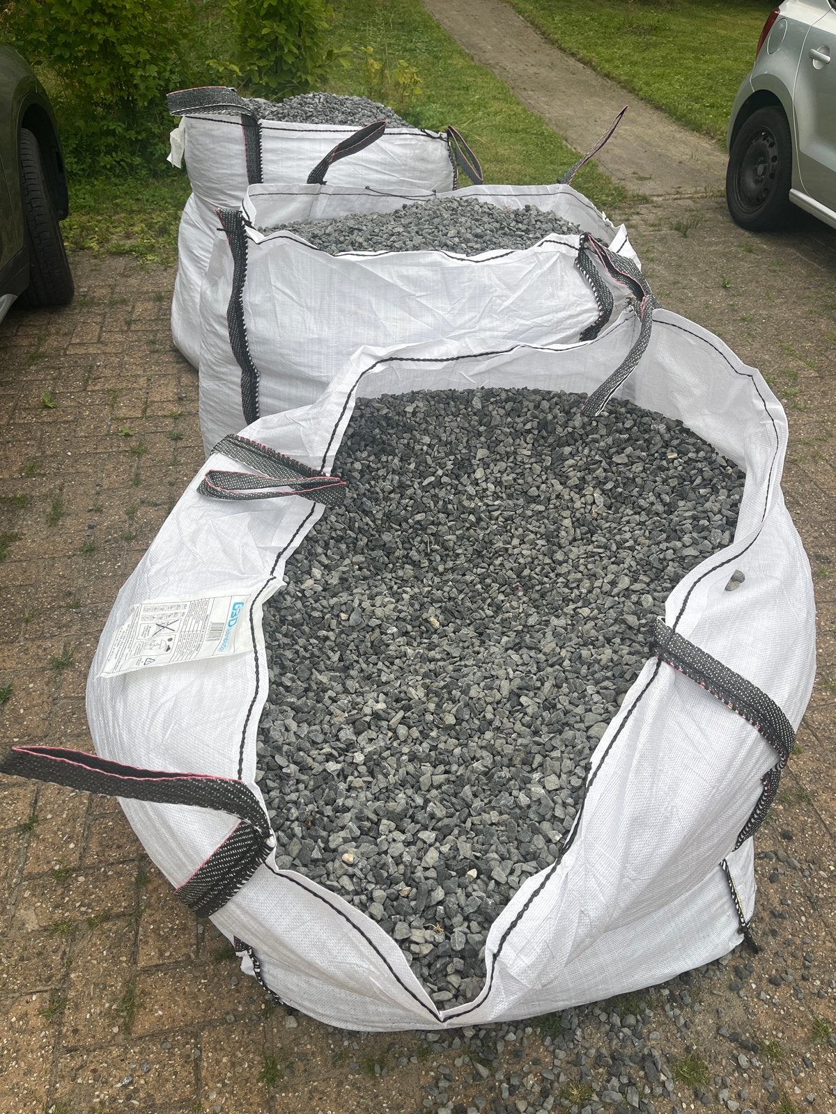 Antraciet-blauw grind, 3 jaar oud, Ophalen, Zo goed als nieuw, Antraciet, Grind