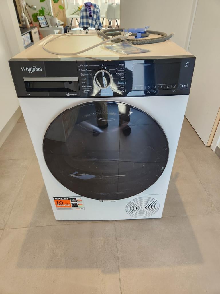 Whirlpool C WD 95M WBS BE, Witgoed en Apparatuur, 8 tot 10 kg, Ophalen of Verzenden, Zo goed als nieuw, 85 tot 90 cm