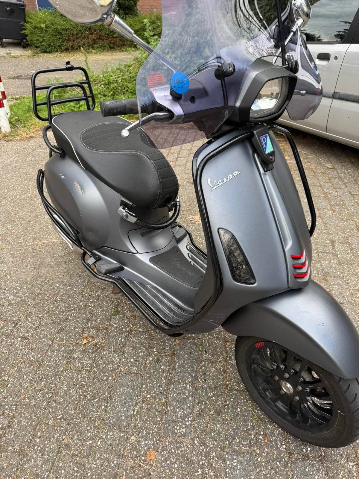 Grijze vespa Scooter geel kenteken, Ophalen, Maximaal 45 km/u, Vespa S, Zo goed als nieuw