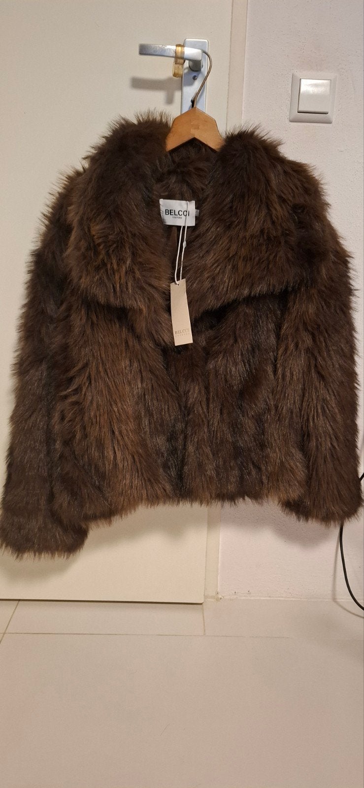 Bont jasje maat  S/M, Kleding | Dames, Ophalen of Verzenden, Nieuw, Maat 38/40 (M), Bruin