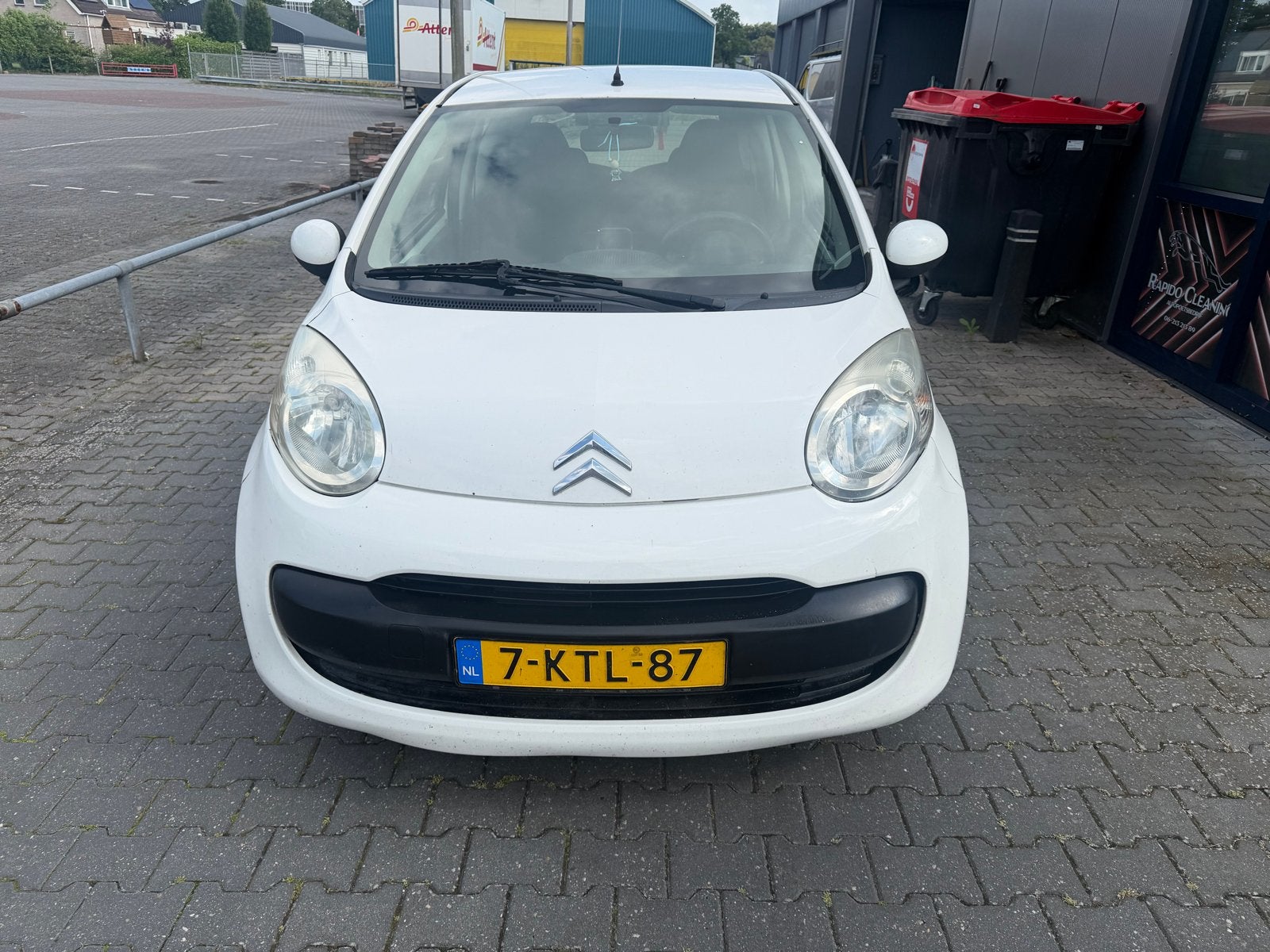 Citroën C1 1.0 3-DRS 2007 Wit, Auto's, Voorwielaandrijving, 4 stoelen, C1, Bedrijf