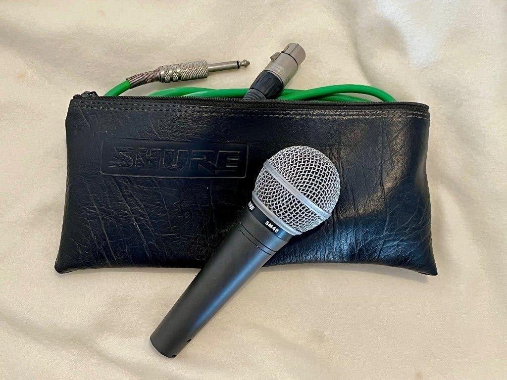 Shure SM48 microfoon, Ophalen of Verzenden, Gebruikt, Zangmicrofoon